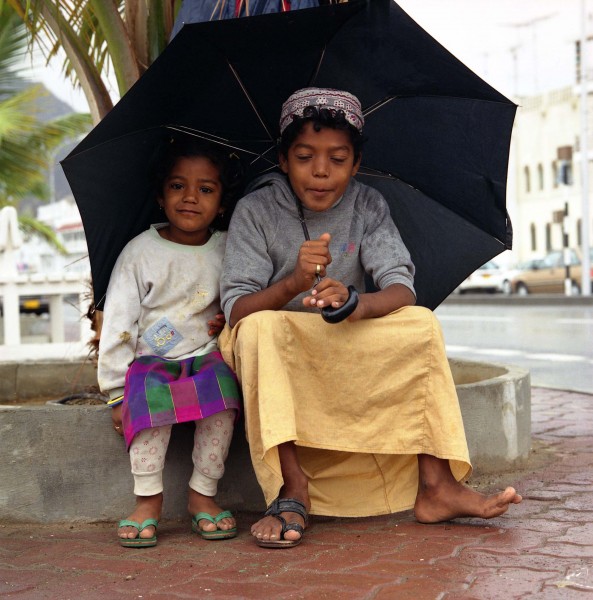 Omani children